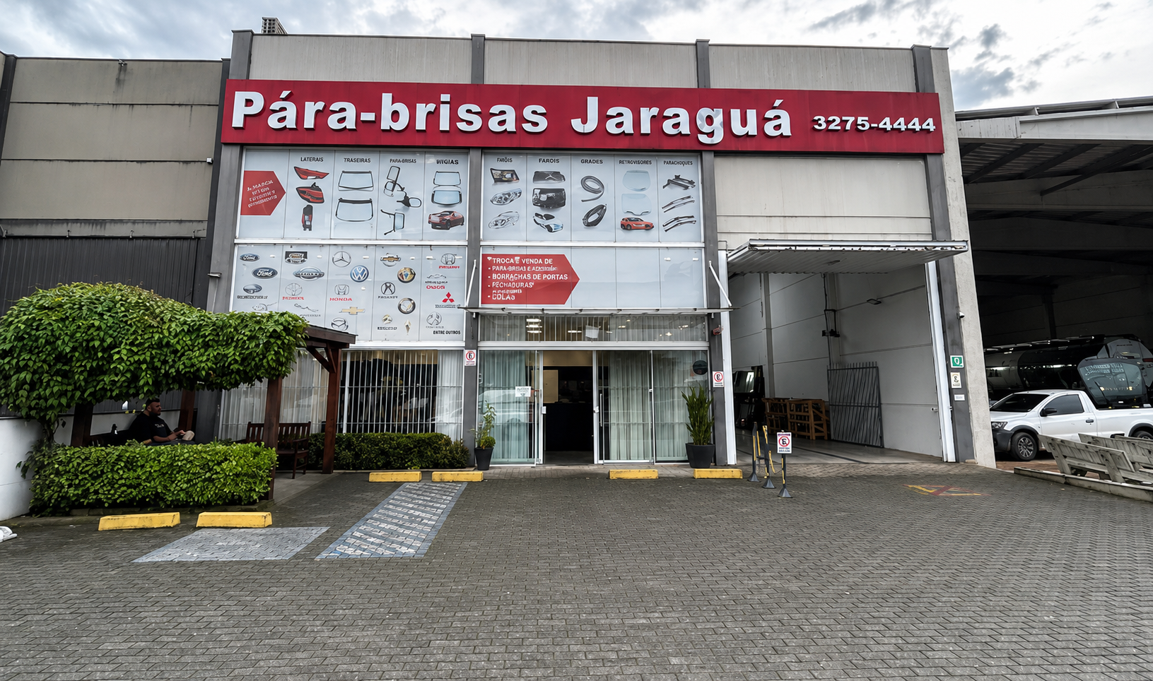 Fachada da Para-brisas Jaraguá em Jaraguá do Sul